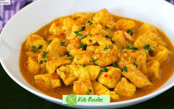 Pollo al Curry con Coco y Espinacas en Thermomix